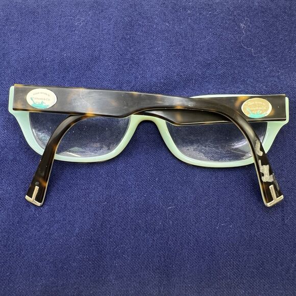 Tiffany & Co Eyeglasses Frames Only TF2172 8134 Brown Tortoise Blue 50-16-140 - Picture 5 of 12